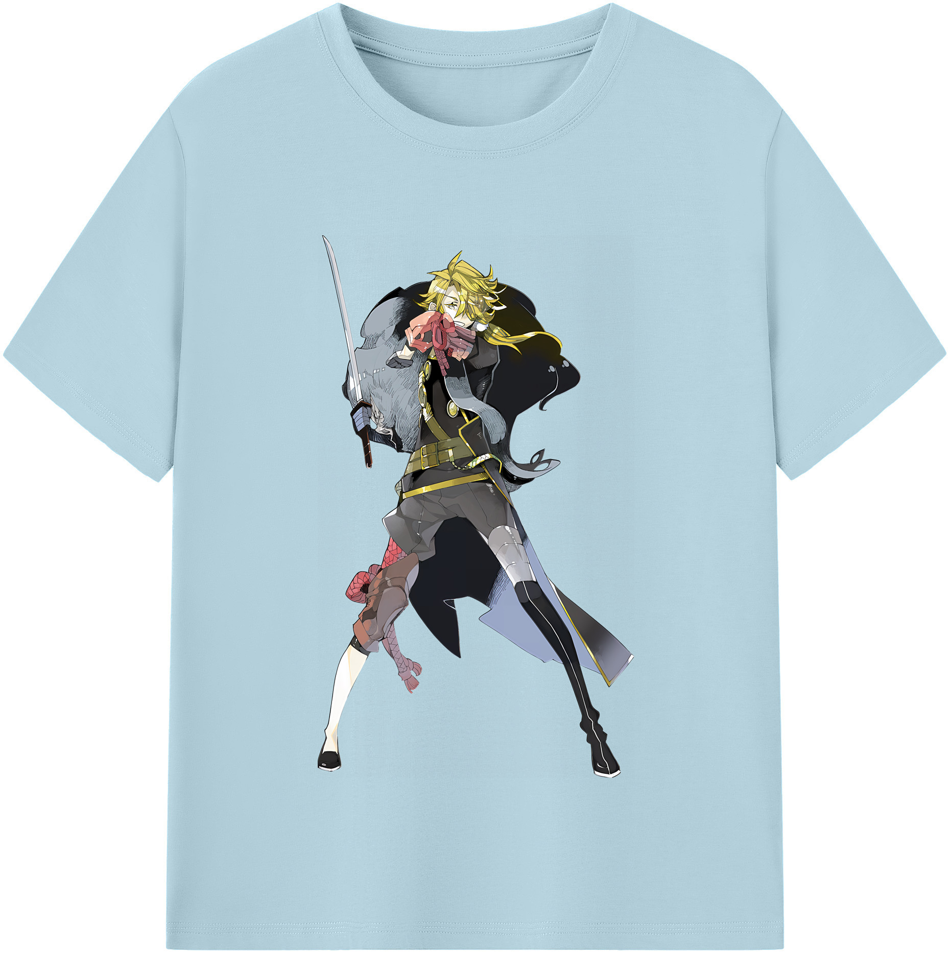 （画像用） 刀剣乱舞 Touken Ranbu 綿100％半袖Tシャツ（フロントプリント）